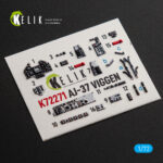 AJ-37 Viggen  -  interior 3D decals for Special Hobby kit (1/72) - Image 2