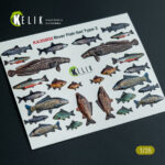River Fish set Type 2 - 3D Decal for dioramas (1/35) - Image 2