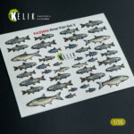 River Fish set Type 3 - 3D Decal for dioramas (1/35) - Image 2