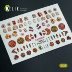 Food Set Type 1 - 3D Decal for dioramas (1/35) - Image 2