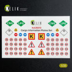 Cargo Information plates set #2 - Decal for models (1/35)