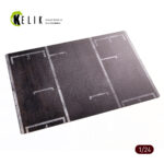 Racing Start Position Stand for 3 models - Base - Acrylic 3 mm (410 x 270 mm) (410 g) (1/24) - Image 2