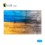 Concrete plates With Ukrainian flag - Acrylic 3 mm (280 x 180 mm) (170 g) (1/72)