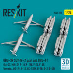 GBU-39 SDB (8 pcs) and BRU-61 (2 pcs) (3D Printed) (1/32) - Image 3