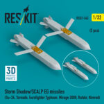 Storm Shadow/SCALP EG missiles (2 pcs) (Su-24, Tornado, Eurofighter Typhoon, Mirage 2000, Rafale, Nimrod) (3D Printed) (1/32) - Image 2