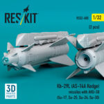 Kh-29L (AS-14A Kedge) missiles with AKU-58 (2 pcs) (3D Printed) (1/32) - Image 2