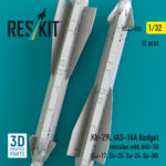 Kh-29L (AS-14A Kedge) missiles with AKU-58 (2 pcs) (3D Printed) (1/32) - Image 3