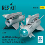 Kh-29T (AS-14B Kedge) missiles with AKU-58 (2 pcs) (3D Printed) (1/32) - Image 2
