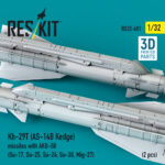Kh-29T (AS-14B Kedge) missiles with AKU-58 (2 pcs) (3D Printed) (1/32) - Image 3