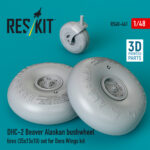 DHC-2 Beaver Alaskan bushwheel tires (35x15x10) set for Dora Wings kit (3D Printed) (1/48) - Image 3