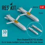 Storm Shadow/SCALP EG missiles (2 pcs) (Su-24, Tornado, Eurofighter Typhoon, Mirage 2000, Rafale, Nimrod) (3D Printed) (1/48) - Image 2