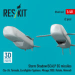 Storm Shadow/SCALP EG missiles (2 pcs) (Su-24, Tornado, Eurofighter Typhoon, Mirage 2000, Rafale, Nimrod) (3D Printed) (1/48) - Image 3