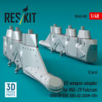 US weapon adapter for MiG-29 Fulcrum (2 pcs) (GBU-39 SDB, GBU-62 (JDAM-ER)) (3D Printed) (1/48) - Image 2