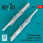 US weapon adapter for MiG-29 Fulcrum (2 pcs) (GBU-39 SDB, GBU-62 (JDAM-ER)) (3D Printed) (1/48) - Image 3