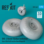 DHC-2 Beaver Alaskan bushwheel tires (35x15x10) set for Dora Wings kit (3D Printed) (1/72) - Image 3