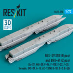 GBU-39 SDB (8 pcs) and BRU-61 (2 pcs) (3D Printed) (1/72) - Image 3