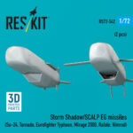 Storm Shadow/SCALP EG missiles (2 pcs) (Su-24, Tornado, Eurofighter Typhoon, Mirage 2000, Rafale, Nimrod) (3D Printed) (1/72) - Image 3