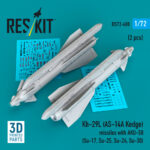 Kh-29L (AS-14A Kedge) missiles with AKU-58 (2 pcs) (3D Printed) (1/72)
