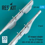 US weapon adapter for Su-27 Flanker (2 pcs) (GBU-39 SDB, GBU-62 (JDAM-ER)) (3D Printed) (1/72) - Image 3