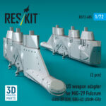 US weapon adapter for MiG-29 Fulcrum (2 pcs) (GBU-39 SDB, GBU-62 (JDAM-ER)) (3D Printed) (1/72) - Image 2