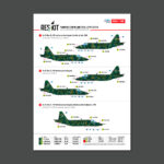 Su-25 Frogfoot Clover (BLUE 01, 04, 10, 22, 33) Ukrainian Air Forces (Main Decals with Stencils)(1/48) - Image 2
