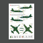 Su-25 Frogfoot Clover (BLUE 01, 04, 10, 22, 33) Ukrainian Air Forces (Main Decals with Stencils)(1/48) - Image 3
