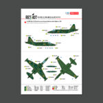 Su-25 Frogfoot Clover (BLUE 03, 05, 41, 45) Ukrainian Air Forces (Main Decals with Stencils)(1/48) - Image 2