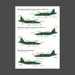 Su-25 Frogfoot Clover (BLUE 03, 05, 41, 45) Ukrainian Air Forces (Main Decals with Stencils)(1/48) - Image 3