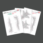 MiG-29 Fulcrum 9-12,9-13,UB, Ukrainian Air Forces (Stencils Decals)(1/48) - Image 2