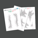 MiG-29 Fulcrum 9-12, 9-13, UB, Ukrainian Air Forces (Stencils Decals)(1/72) - Image 2