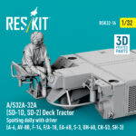 A/S32A-32A (SD-1D, SD-2) Deck Tractor Spotting dolly with driver (3D Printed model kit) (1/32) - Image 3