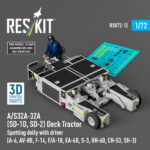 A/S32A-32A (SD-1D, SD-2) Deck Tractor Spotting dolly with driver (3D Printed model kit) (1/72)
