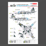 Su-25 Frogfoot DARK Digital (Pixel) (best suitable for the plane number “blue 31”) Ukrainian Air Forces (Pre-cut painting masks )(1/48) - Image 2