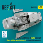 F-35A Lightning II late cockpit (Basic edition) (3D decals included) for Italeri / Academy kit (3D Printed) (1/32) - Image 2
