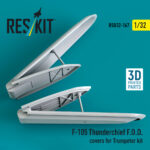 F-105 Thunderchief F.O.D. covers for Trumpeter kit (3D Printed) (1/32) - Image 2