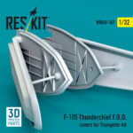 F-105 Thunderchief F.O.D. covers for Trumpeter kit (3D Printed) (1/32) - Image 3