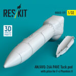 AN/AVQ-26A PAVE Tack pod with pilon for F-4 Phantom II (3D Printed) (1/32) - Image 3