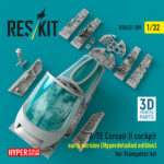 A-7E Corsair II early cockpit (Hyperdetailed edition) for Trumpeter kit (3D Printed) (1/32) - Image 3
