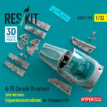 A-7E Corsair II late cockpit (Hyperdetailed edition) for Trumpeter kit (3D Printed) (1/32) - Image 2