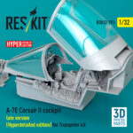 A-7E Corsair II late cockpit (Hyperdetailed edition) for Trumpeter kit (3D Printed) (1/32) - Image 3
