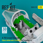 A-7D Corsair II cockpit (Basic edition) (3D decals included) for Trumpeter kit (3D Printed) (1/32) - Image 3