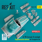 A-7D Corsair II cockpit (Hyperdetailed edition) for Trumpeter kit (3D Printed) (1/32) - Image 2