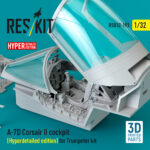 A-7D Corsair II cockpit (Hyperdetailed edition) for Trumpeter kit (3D Printed) (1/32) - Image 3