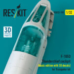 F-105D Thunderchief cockpit (Basic edition) (3D decals included) for Trumpeter kit (3D Printed) (1/32) - Image 2