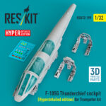 F-105G Thunderchief cockpit (Hyperdetailed edition) for Trumpeter kit (3D Printed) (1/32)