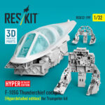 F-105G Thunderchief cockpit (Hyperdetailed edition) for Trumpeter kit (3D Printed) (1/32) - Image 2
