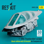 F-105G Thunderchief cockpit (Basic edition) (3D decals included) for Trumpeter kit (3D Printed) (1/32) - Image 3