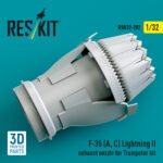 F-35 (A, С) Lightning II exhaust nozzle for Trumpeter kit (3D Printed) (1/32) - Image 2