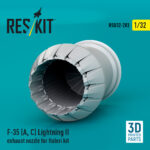 F-35 (A, С) Lightning II exhaust nozzle for Italeri kit (3D Printed) (1/32) - Image 3