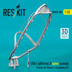 F-35A Lightning II open canopy frame for Italeri / Academy kit (3D Printed) (1/32) - Image 2